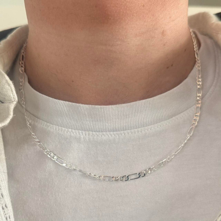 Silver Figaro Chain