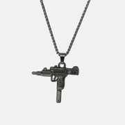 Gun Pendant Necklace
