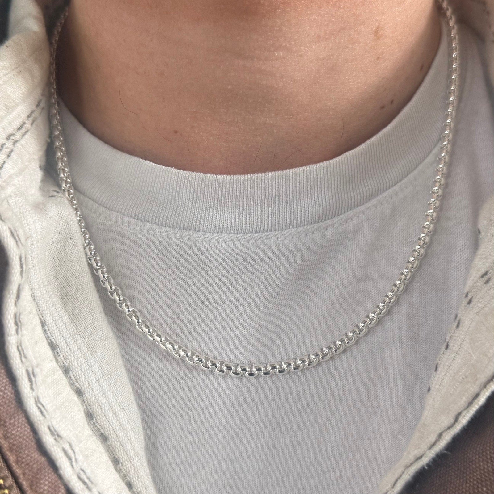 Silver Cupled Chain