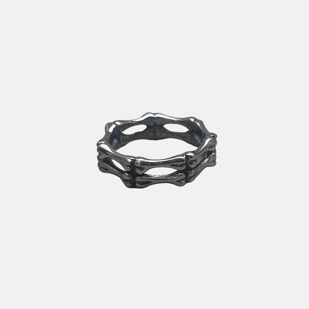 Silver Bamboo Band Ring - Rynor