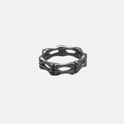Silver Bamboo Band Ring