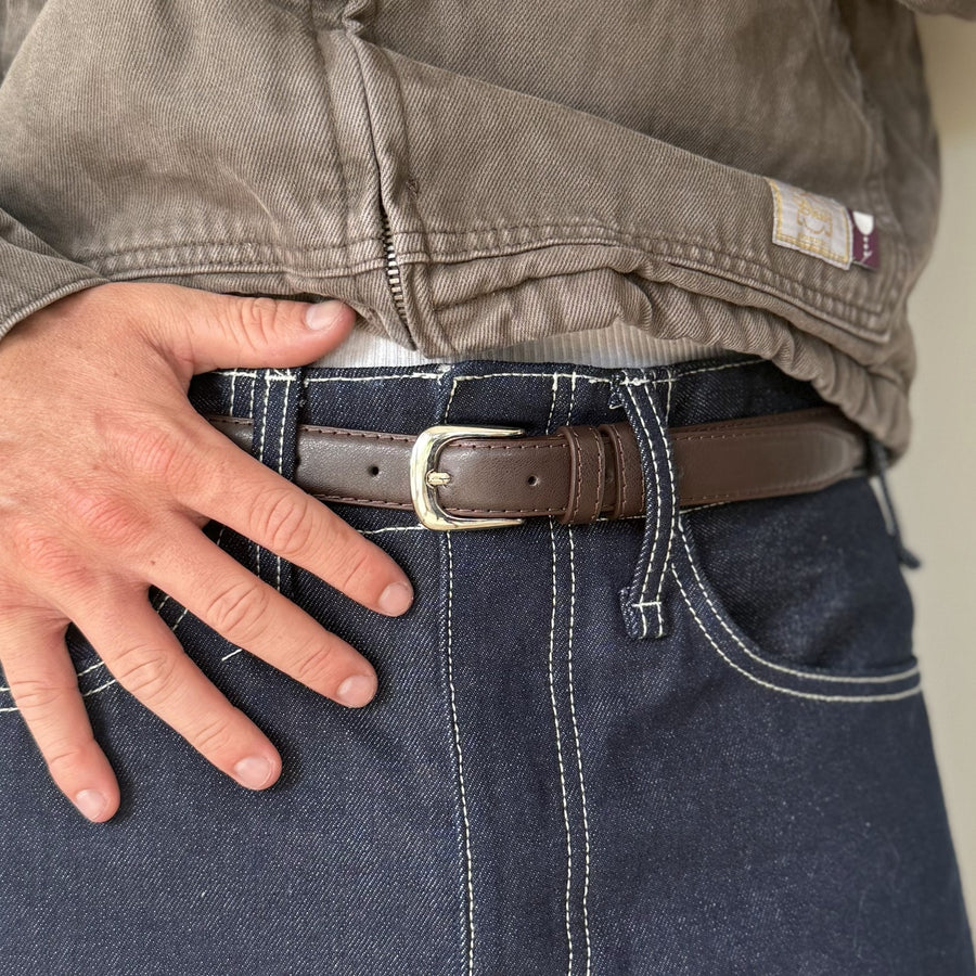 Brown Classic Leather Belt