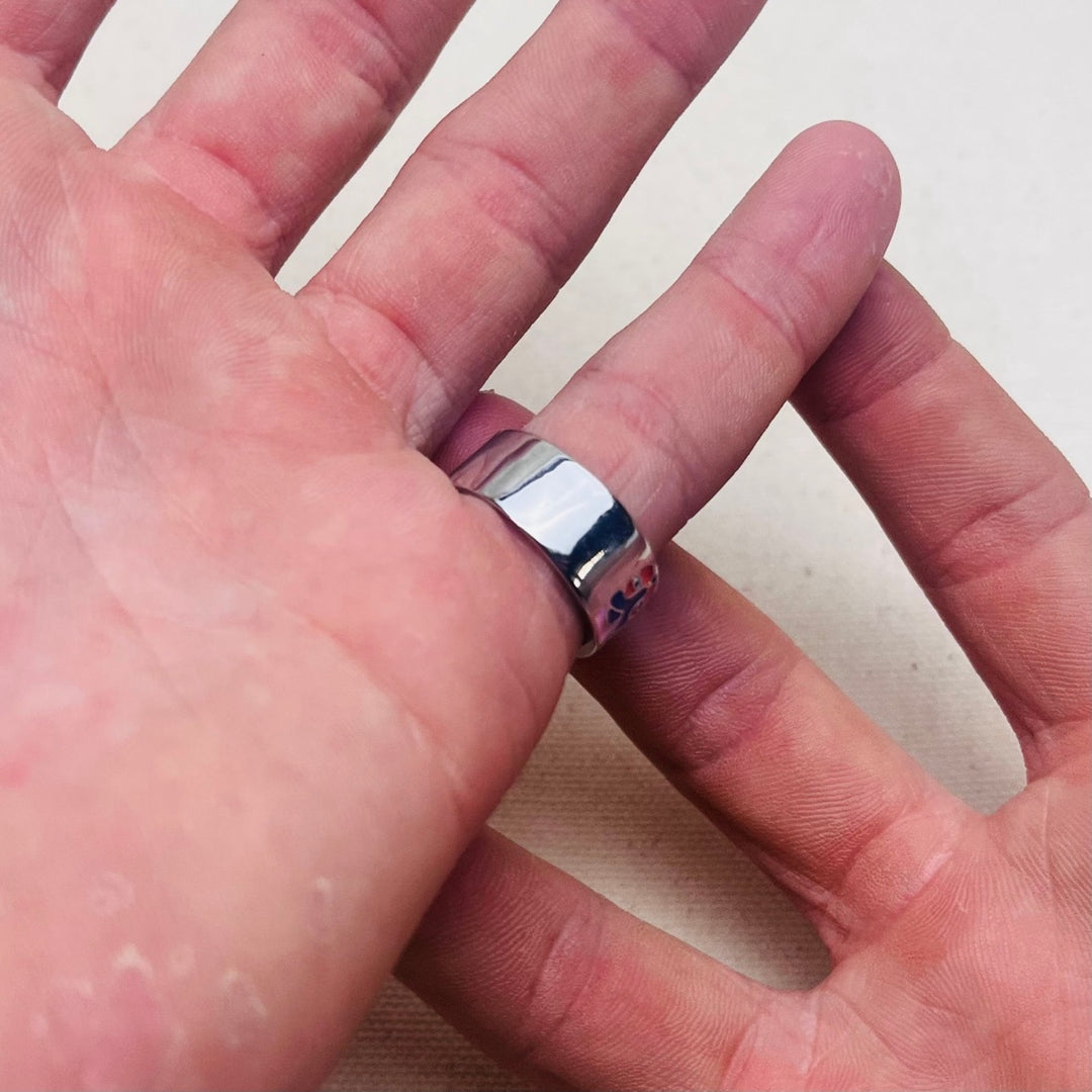 Colorful Enamel Band Ring - Rynor