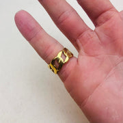 Gold Twist Band Ring