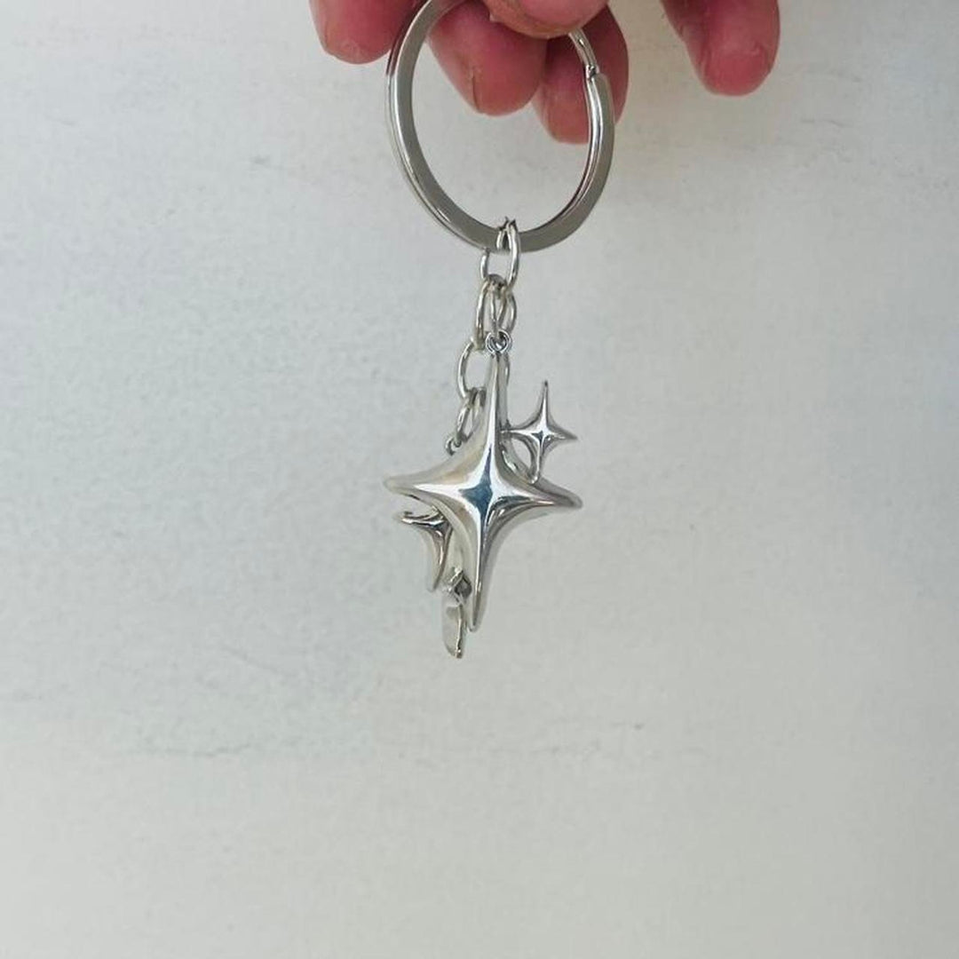Triple Star Keychain