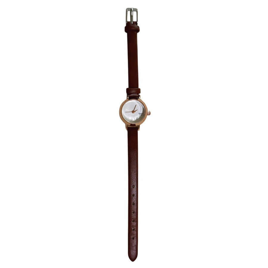 Gold Leather Watch