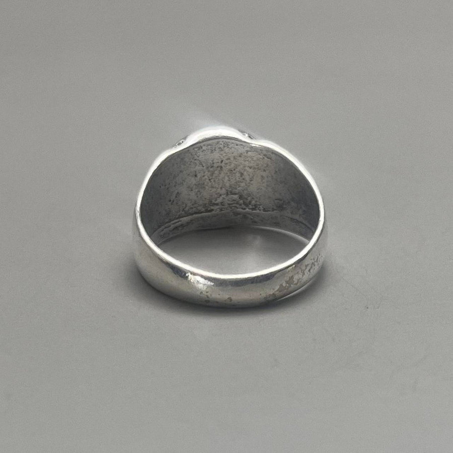 Silver 8-Ball Signet Ring
