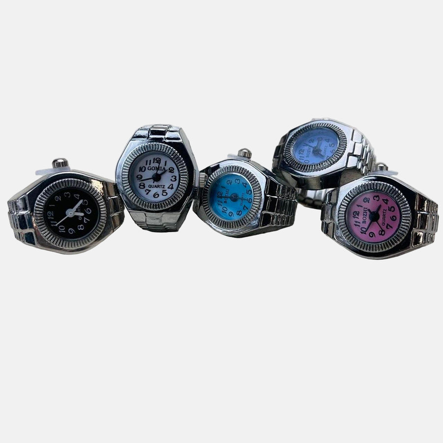 Round Dial Watch Ring