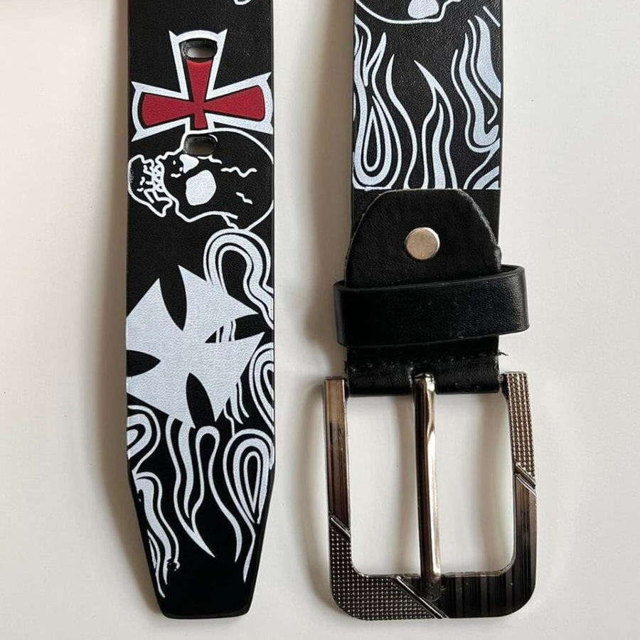 Flame Cross Belt
