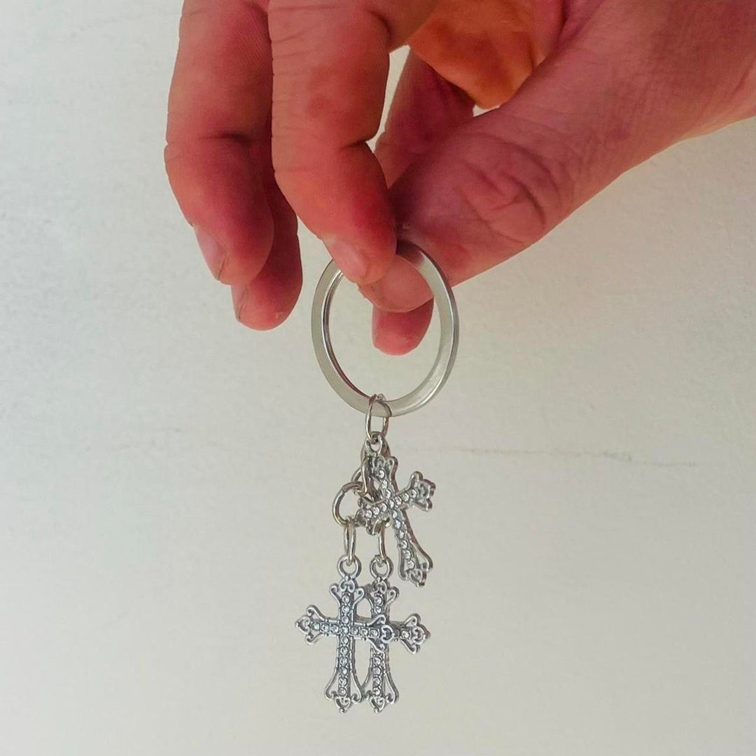 Double Cross Keychain