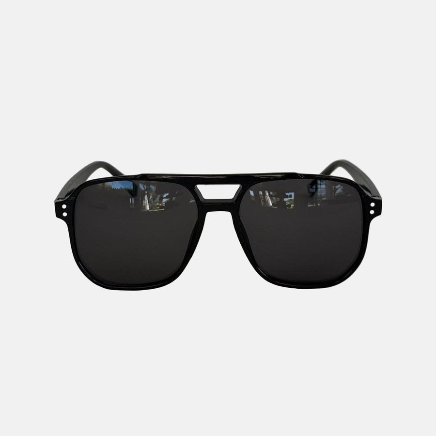 Black Aviator Sunglasses