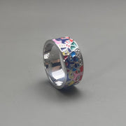 Colorful Enamel Band Ring