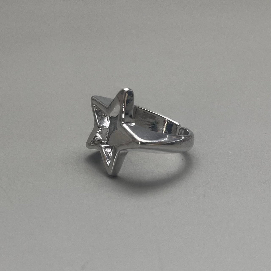 Silver Open Star Ring - Rynor