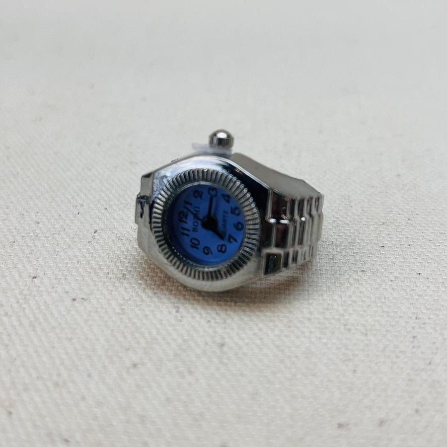 Round Dial Watch Ring