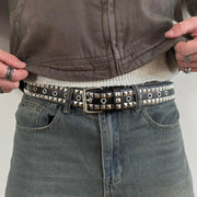 Double Row Studded Belt