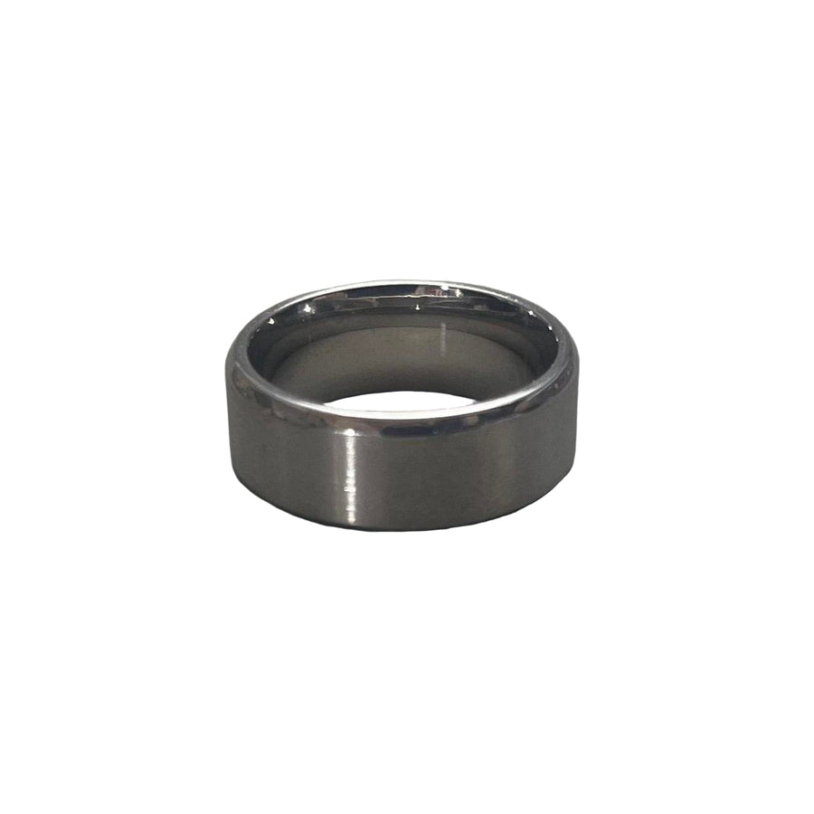 Silver Chrome Band Ring