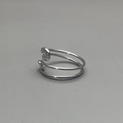 Silver Coil Wrap Ring