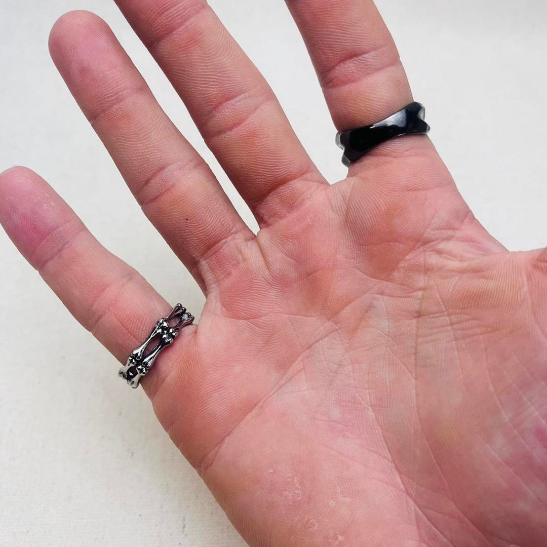 Silver Bamboo Band Ring - Rynor