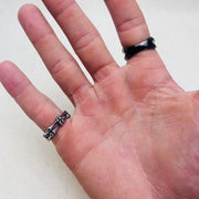 Silver Bamboo Band Ring