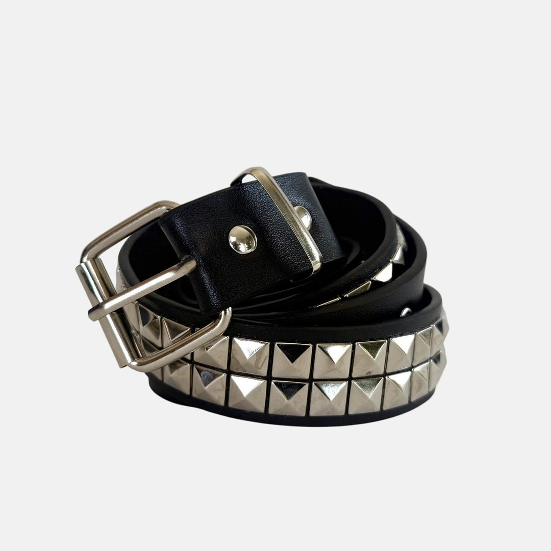 Black Studded Belt - Rynor