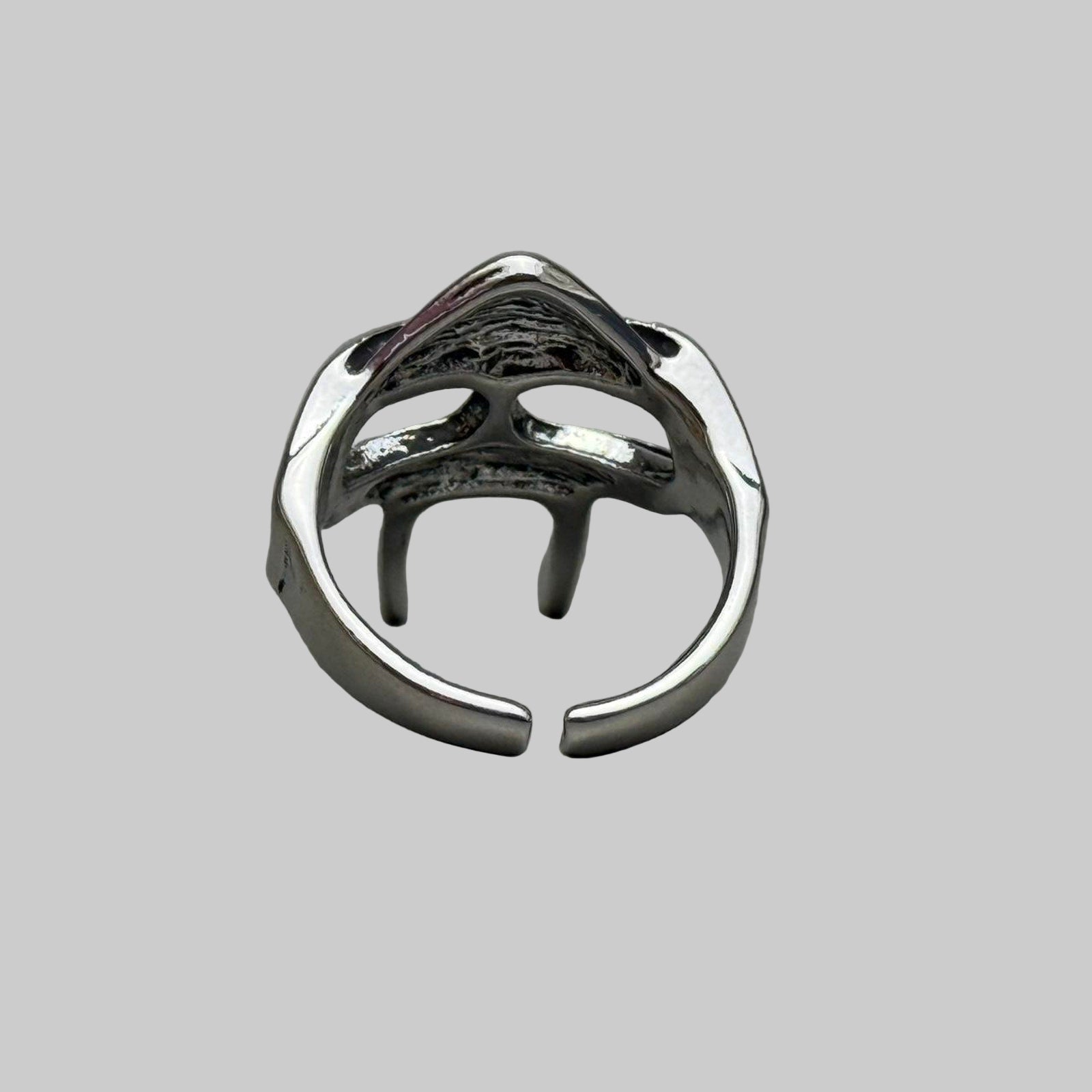 Silver MF Doom Ring - Rynor