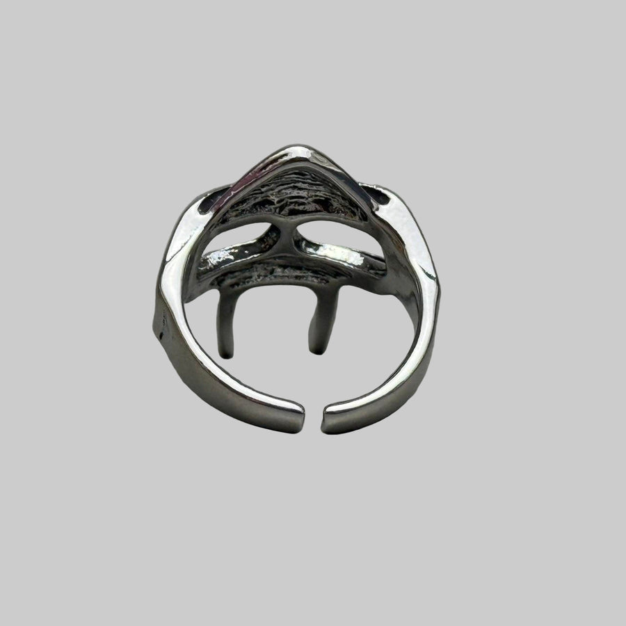 Silver Gladiator Helmet Ring