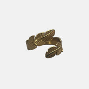 Gold Feather Wrap Ring