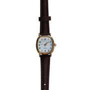 White Dial Leather Watch