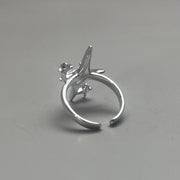 Silver Bat Ring
