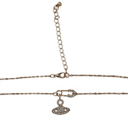 Gold Orb Pendant Necklace