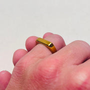 Minimalist Rectangular Bar Ring