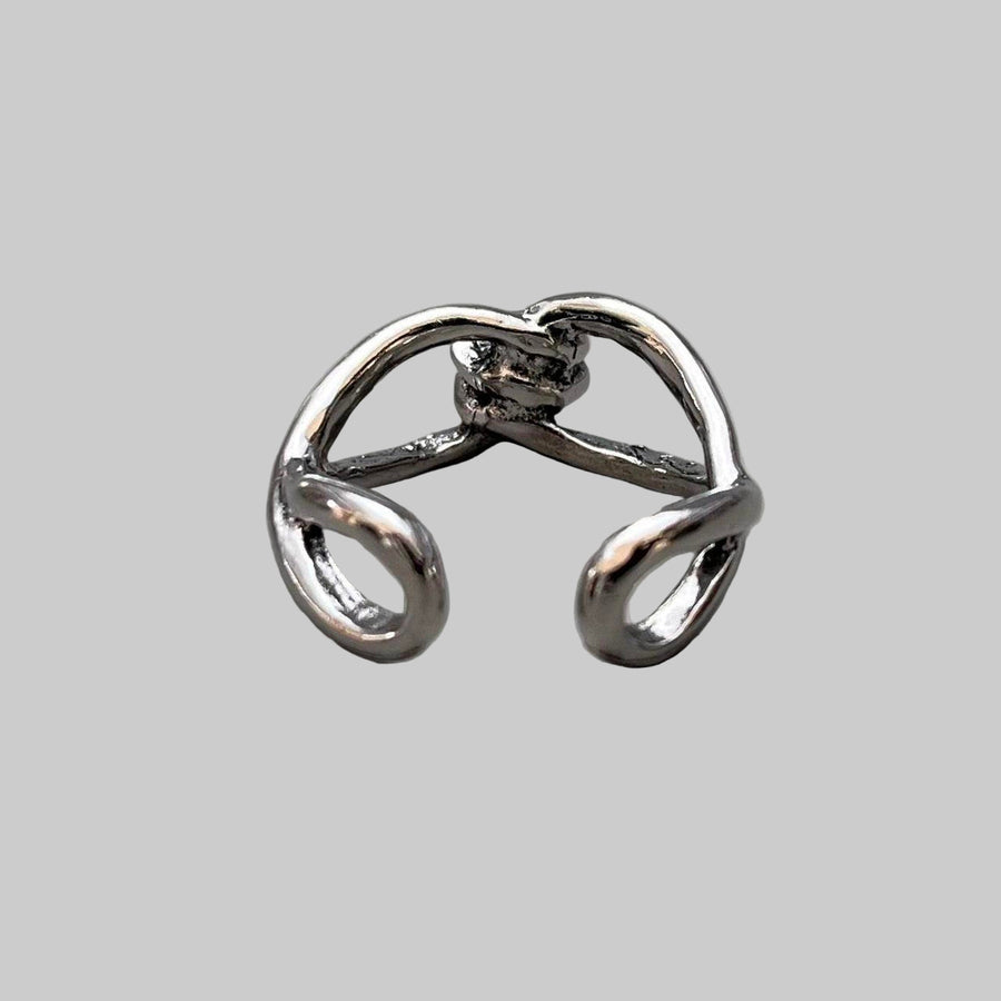 Silver Link Ring