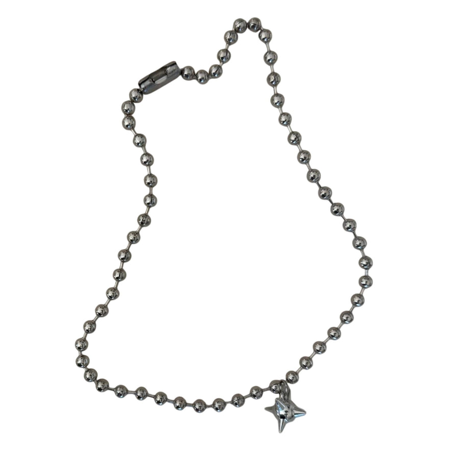 Star Pendant Ball Chain Necklace