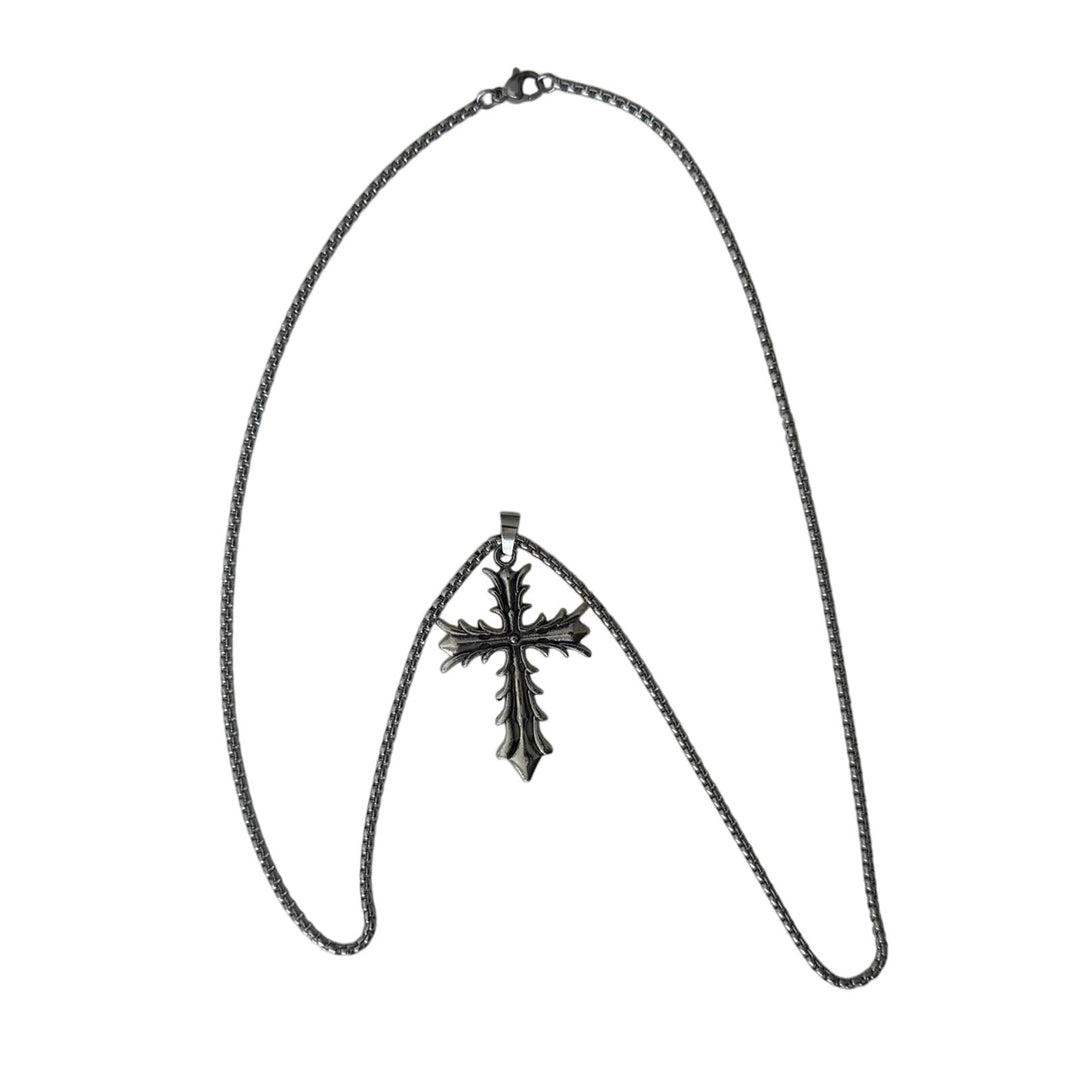 Gothic Cross Pendant Necklace - Rynor