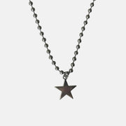 Silver Star Ball Chain