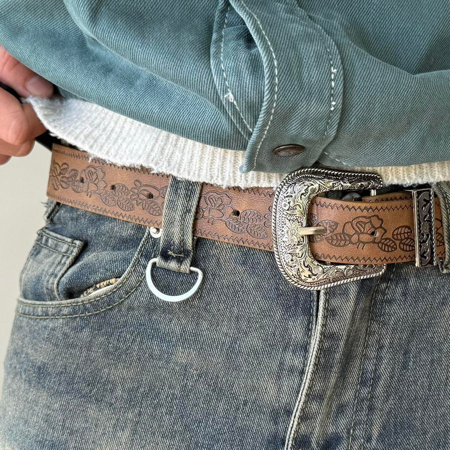Floral Western Belt