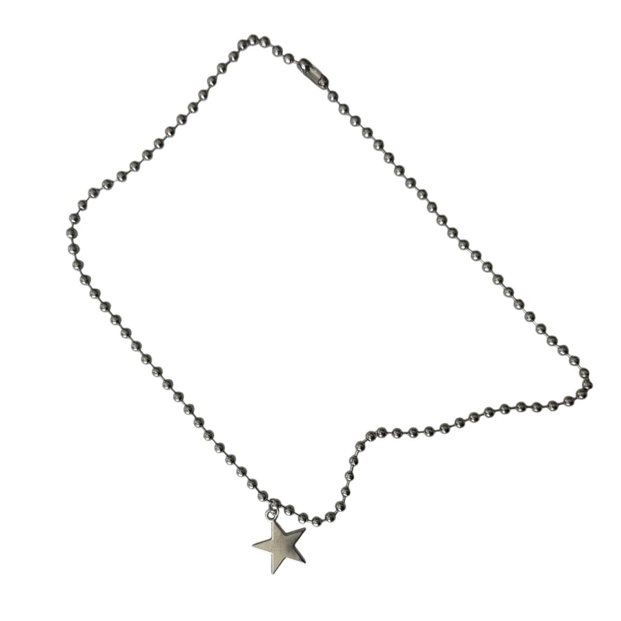 Silver Star Ball Chain
