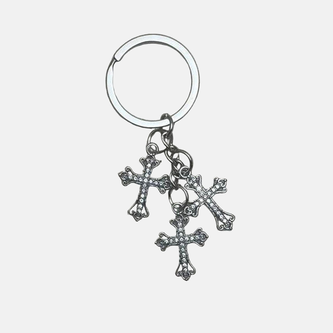 Double Cross Keychain