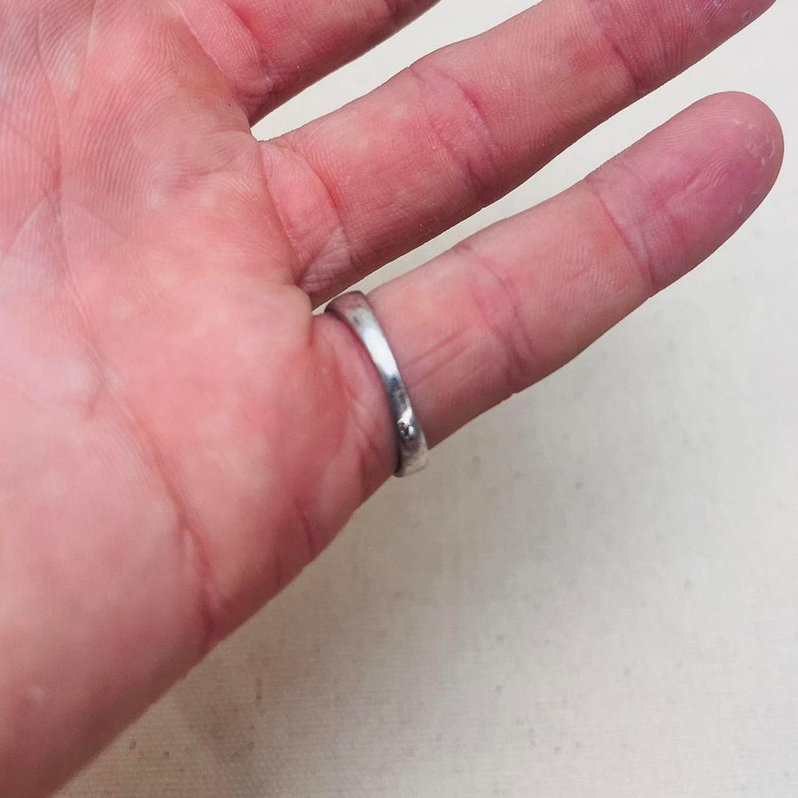 Silver Eye Signet Ring