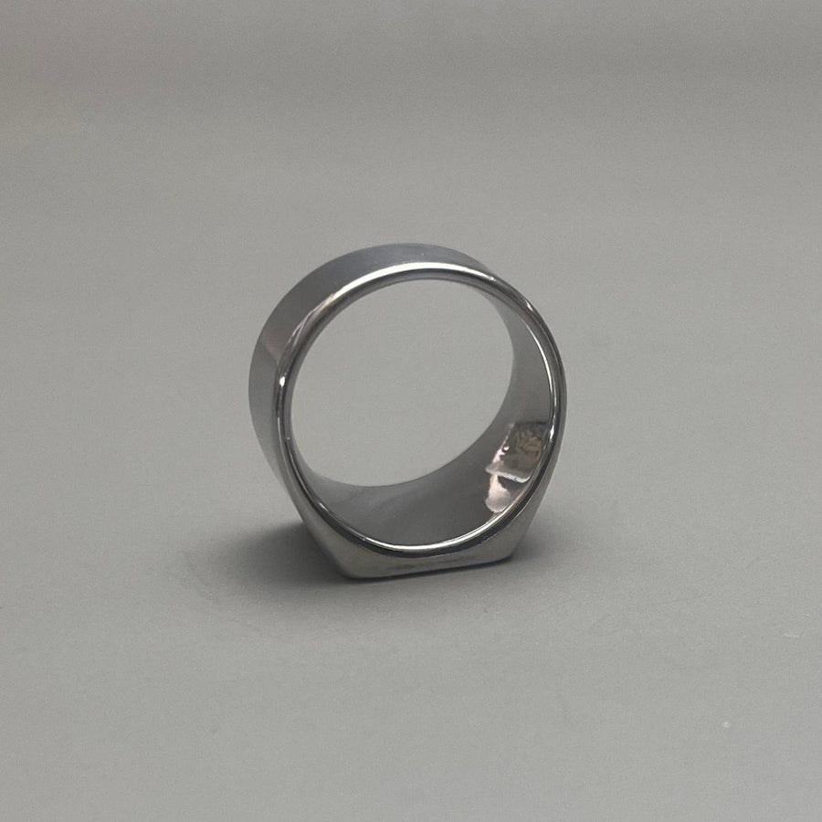 Silver Square Signet Ring