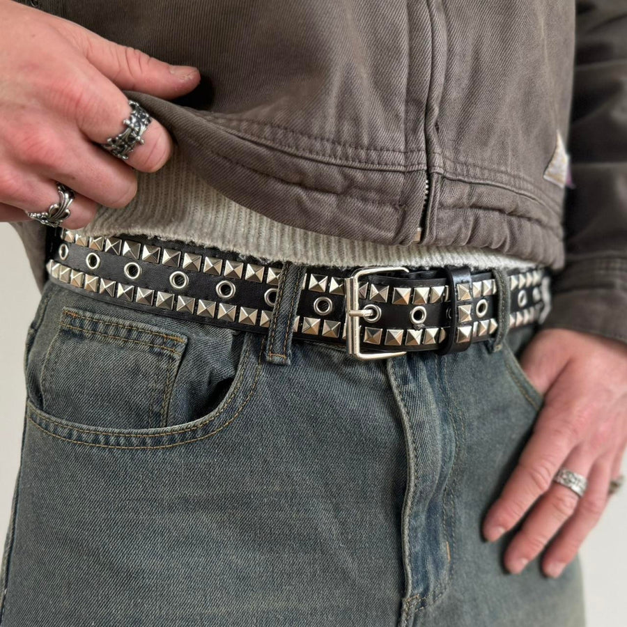 Double Row Studded Belt