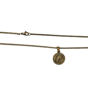 Gold Coin Pendant Necklace