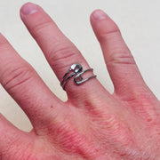 Silver Coil Wrap Ring