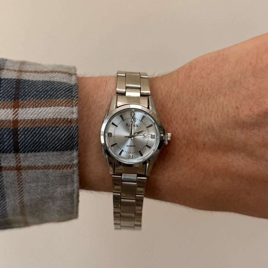 Silver Sunray Watch