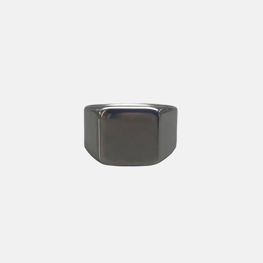 Silver Square Signet Ring