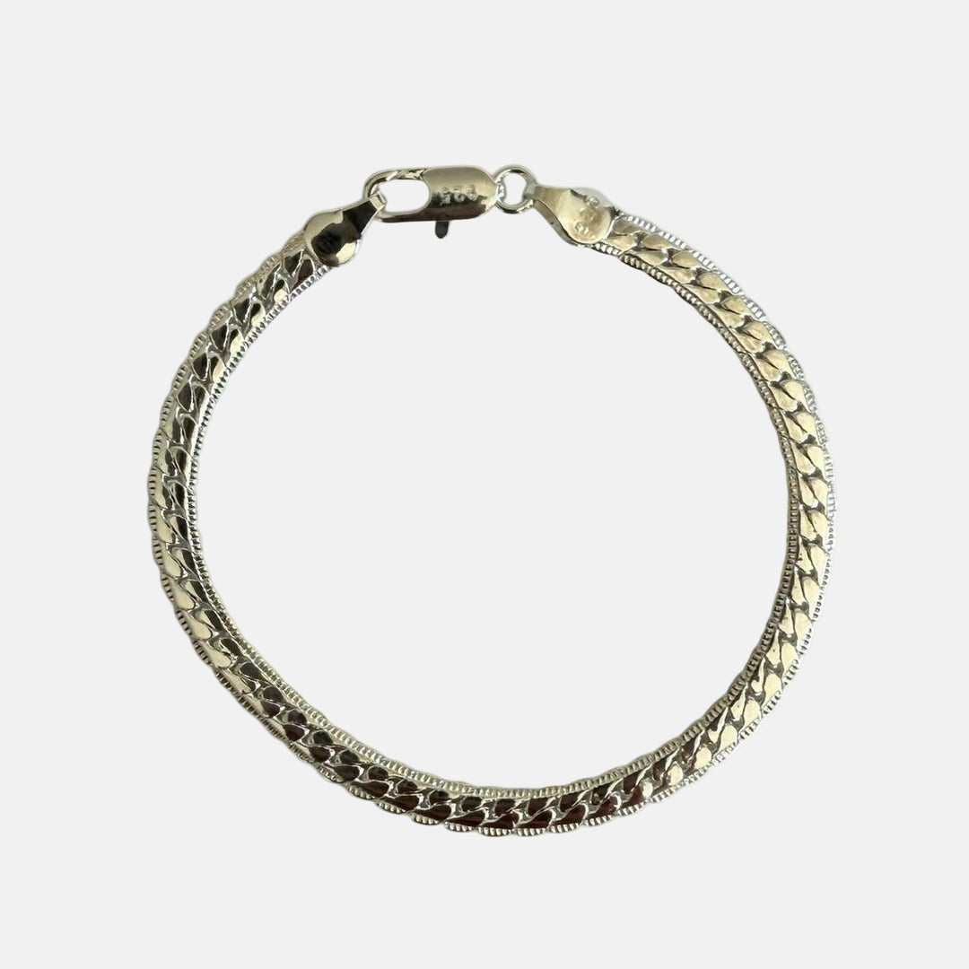 Silver Sleek Box Bracelet - Rynor