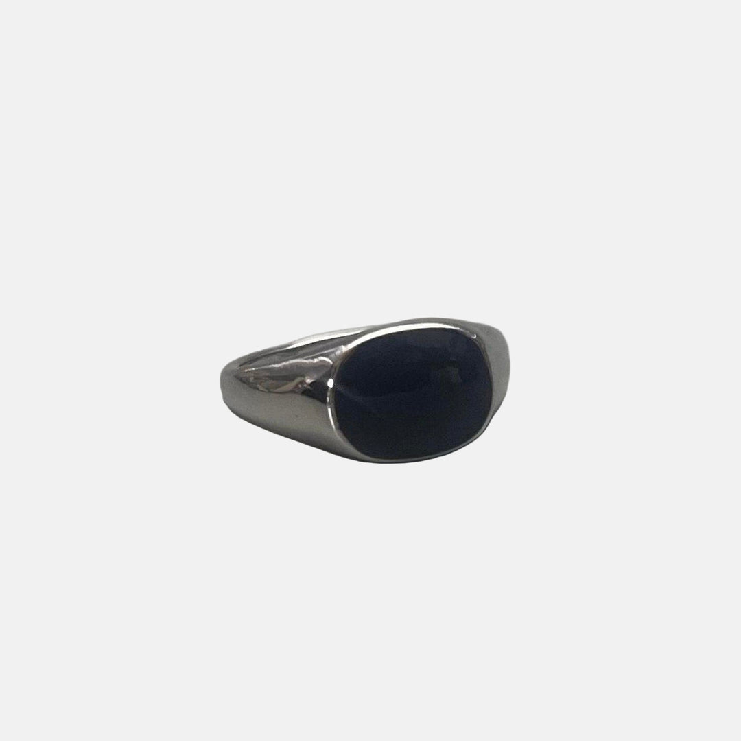Black Stone Signet Ring - Rynor