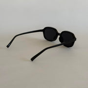 Black Oval Sunglasses