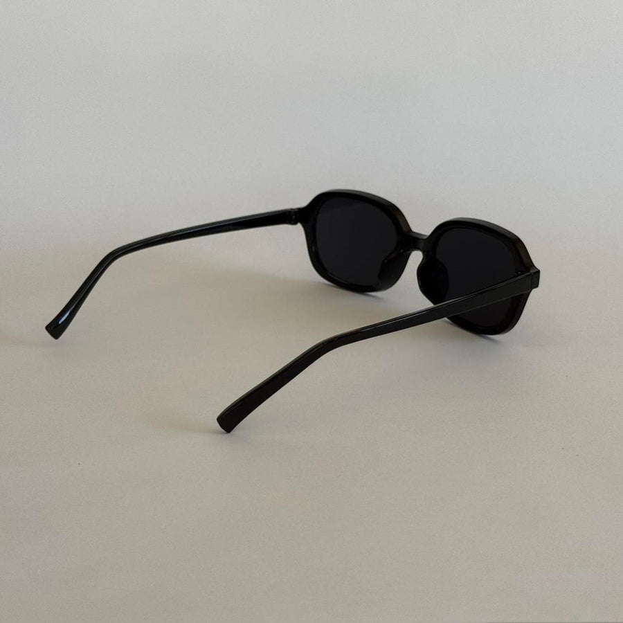 Black Oval Sunglasses