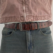 Brown Classic Buckle Belt